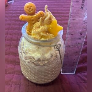 Gingerbread Star Candle